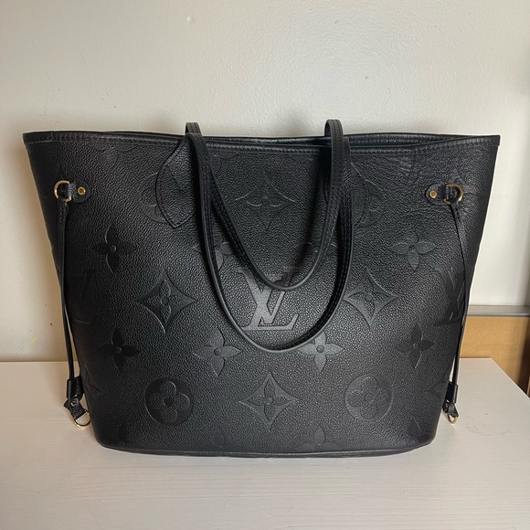 Louis Vuitton Handbags - Excellent Preowned Louis Vuitton Neverfull MM Empreinte Monogram Leather Tote